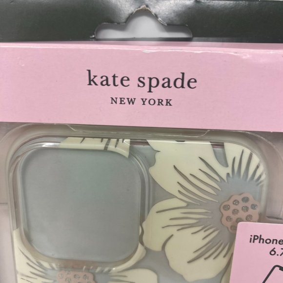 Kate Spade New York| iPhone,6.7”(2021) Hardshell Case- DAISY IRIDESCENT FOIL - Picture 5 of 6